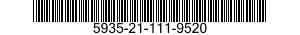 5935-21-111-9520 CONNECTOR,RECEPTACLE,ELECTRICAL 5935211119520 211119520