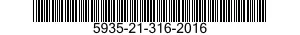 5935-21-316-2016 CONNECTOR,RECEPTACLE,ELECTRICAL 5935213162016 213162016