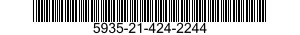 5935-21-424-2244 CONNECTOR,PLUG,ELECTRICAL 5935214242244 214242244