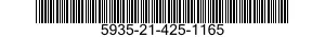 5935-21-425-1165 CONNECTOR,PLUG,ELECTRICAL 5935214251165 214251165