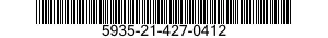 5935-21-427-0412 SOCKET,PLUG-IN ELECTRONIC COMPONENTS 5935214270412 214270412