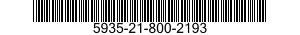 5935-21-800-2193 CONNECTOR,PLUG,ELECTRICAL 5935218002193 218002193