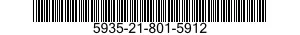 5935-21-801-5912 CLAMP,CABLE,ELECTRICAL CONNECTOR 5935218015912 218015912