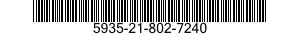 5935-21-802-7240 CONNECTOR,PLUG,ELECTRICAL 5935218027240 218027240
