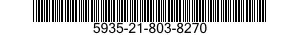 5935-21-803-8270 CONNECTOR,PLUG,ELECTRICAL 5935218038270 218038270