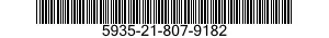 5935-21-807-9182 SOCKET,PLUG-IN ELECTRONIC COMPON 5935218079182 218079182