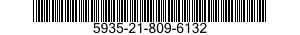 5935-21-809-6132 CONNECTOR,PLUG,ELECTRICAL 5935218096132 218096132