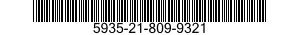 5935-21-809-9321 CONNECTOR,PLUG,ELECTRICAL 5935218099321 218099321