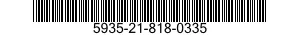 5935-21-818-0335 CONNECTOR,PLUG,ELECTRICAL 5935218180335 218180335