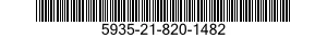 5935-21-820-1482 CONNECTOR,PLUG,ELECTRICAL 5935218201482 218201482