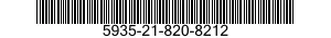 5935-21-820-8212 CONNECTOR,PLUG,ELECTRICAL 5935218208212 218208212