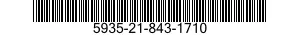 5935-21-843-1710 CONNECTOR,PLUG,ELECTRICAL 5935218431710 218431710