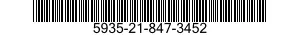 5935-21-847-3452 CONNECTOR,PLUG,ELECTRICAL 5935218473452 218473452
