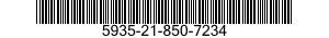 5935-21-850-7234 CONNECTOR,PLUG,ELECTRICAL 5935218507234 218507234