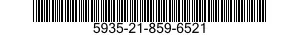 5935-21-859-6521 CONNECTOR,PLUG,ELECTRICAL 5935218596521 218596521