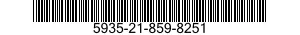 5935-21-859-8251 CONNECTOR,PLUG,ELECTRICAL 5935218598251 218598251