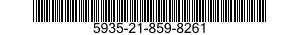 5935-21-859-8261 CONNECTOR,PLUG,ELECTRICAL 5935218598261 218598261
