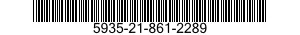 5935-21-861-2289 CONNECTOR,PLUG,ELECTRICAL 5935218612289 218612289