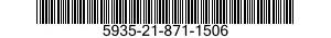 5935-21-871-1506 CONNECTOR,RECEPTACLE,ELECTRICAL 5935218711506 218711506
