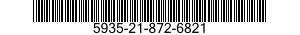 5935-21-872-6821 CONNECTOR,PLUG,ELECTRICAL 5935218726821 218726821