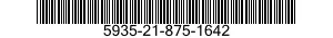 5935-21-875-1642 CONNECTOR,PLUG,ELECTRICAL 5935218751642 218751642