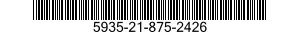 5935-21-875-2426 CONNECTOR,RECEPTACLE,ELECTRICAL 5935218752426 218752426