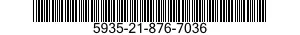 5935-21-876-7036 BUSHING,SLEEVE 5935218767036 218767036