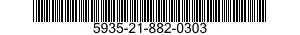 5935-21-882-0303 POLARIZING KEY,ELECTRICAL CONNECTOR 5935218820303 218820303