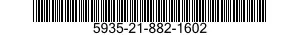 5935-21-882-1602 CONNECTOR,PLUG,ELECTRICAL 5935218821602 218821602