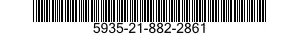 5935-21-882-2861 CONNECTOR,PLUG,ELECTRICAL 5935218822861 218822861