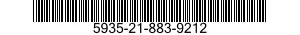 5935-21-883-9212 SOCKET,PLUG-IN ELECTRONIC COMPONENTS 5935218839212 218839212