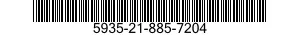 5935-21-885-7204 RECEPTACLE,FIRE DET 5935218857204 218857204