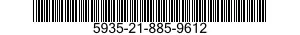 5935-21-885-9612 CONNECTOR,PLUG,ELECTRICAL 5935218859612 218859612