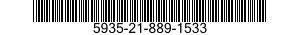 5935-21-889-1533 CONNECTOR,PLUG,ELECTRICAL 5935218891533 218891533
