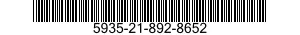 5935-21-892-8652 SOCKET,PLUG-IN ELECTRONIC COMPONENTS 5935218928652 218928652