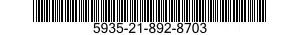 5935-21-892-8703 CONNECTOR,PLUG,ELECTRICAL 5935218928703 218928703
