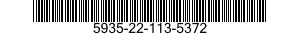 5935-22-113-5372 CONNECTOR,RECEPTACLE,ELECTRICAL 5935221135372 221135372