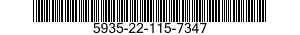 5935-22-115-7347 SOCKET,PLUG-IN ELECTRONIC COMPONENTS 5935221157347 221157347
