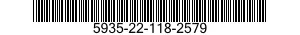 5935-22-118-2579 CONNECTOR,PLUG,ELECTRICAL 5935221182579 221182579