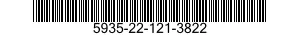 5935-22-121-3822 CONNECTOR,RECEPTACLE,ELECTRICAL 5935221213822 221213822
