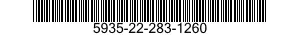 5935-22-283-1260  5935222831260 222831260
