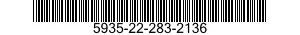 5935-22-283-2136  5935222832136 222832136