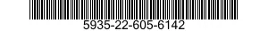 5935-22-605-6142 CONNECTOR ASSEMBLY,ELECTRICAL 5935226056142 226056142