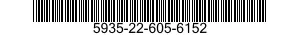 5935-22-605-6152 CONNECTOR ASSEMBLY,ELECTRICAL 5935226056152 226056152