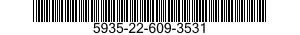 5935-22-609-3531 CONNECTOR,PLUG,ELECTRICAL 5935226093531 226093531