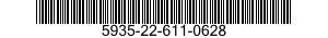 5935-22-611-0628 CONNECTOR,PLUG,ELECTRICAL 5935226110628 226110628