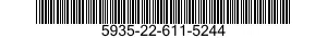 5935-22-611-5244 CONNECTOR,PLUG,ELECTRICAL 5935226115244 226115244