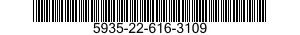5935-22-616-3109 SOCKET,PLUG-IN ELECTRONIC COMPONENTS 5935226163109 226163109