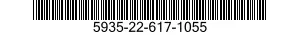 5935-22-617-1055 CONNECTOR,PLUG,ELECTRICAL 5935226171055 226171055