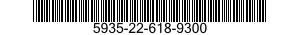 5935-22-618-9300 ADAPTER,ELECTRICAL PLUG,QUICK DISCONNECT 5935226189300 226189300